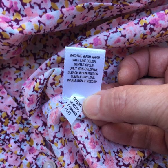 Pretty Floral Shirt, S, NWT - Picture 9 of 9